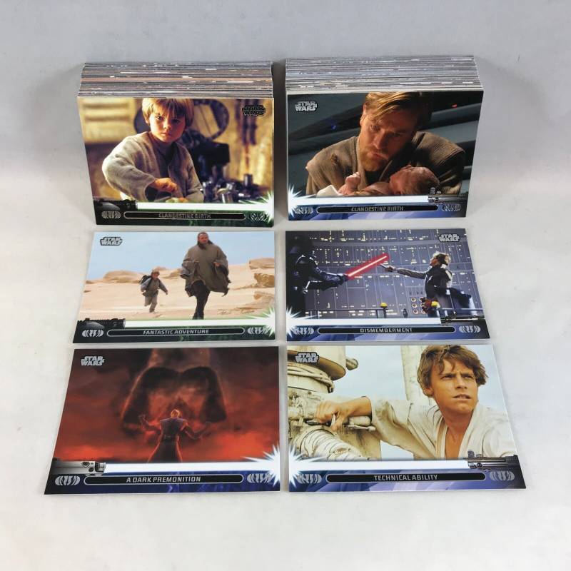 lot 195 image: STAR WARS JEDI LEGACY (Topps 2013) Complete 90 Card Set FOCUS ON LUKE & ANAKIN