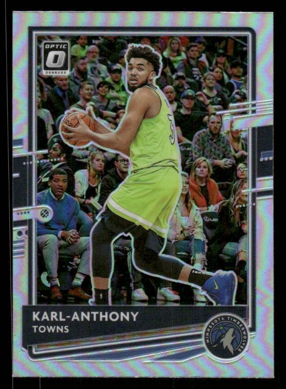 lot 25 image: 2020 Optic Silver Prizm Karl-Anthony Towns #79