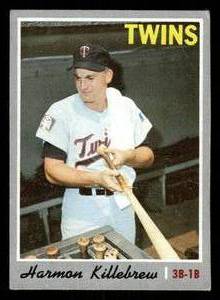 lot 4 image: 1970 Topps Harmon Killebrew Vintage Baseball Card #150