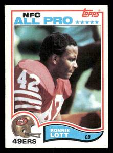 lot 18 image: 1982 Topps Ronnie Lot Rookie Football Card #486