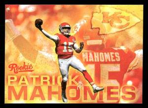 lot 26 image: 2017 ESPN Patrick Mahomes Rookie Football Card
