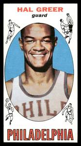 lot 164 image: 1969-70 Topps Hal Greer Basketball Vintage Card #84