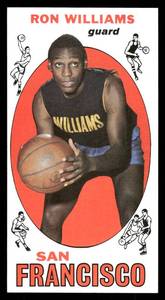 lot 167 image: 1969-70 Topps Ron Williams Basketball Vintage Card #36 - Tall Boys