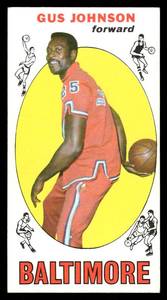 lot 170 image: 1969-70 Topps Gus Johnson Basketball Vintage Card #12 - Tall Boys