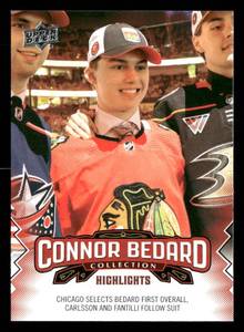 lot 191 image: 2023-24 Upper Deck Connor Bedard Rookie Card #7