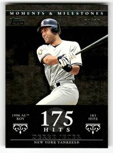 lot 193 image: 2007 Topps Moments & Milestone Derek Jeter Card #83 Serial #d 2429
