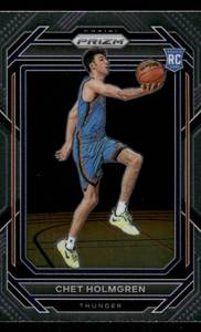 lot 157 image: 2022-23 Prizm Chet Holmgren Rookie Card #266