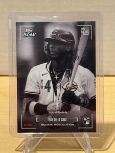 lot 226 image: 2024 Topps B&W Rookie Resolution Elly De La Cruz Rookie #RR1 RARE