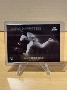 lot 227 image: 2024 Topps B&W Shutter Speed Elly De La Cruz Rookie #SS1 RARE