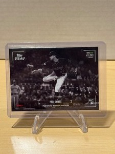 lot 229 image: 2024 Topps B&W Rookie Resolution Paul Skenes Rookie #RR17 RARE