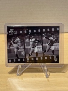 lot 230 image: 2024 Topps B&W Frame Rate Paul Skenes Rookie #FR5 RARE