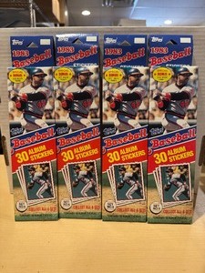 lot 273 image: (4) 1983 Topps Baseball Sealed Sticker Boxes LK