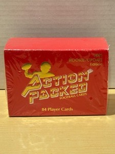 lot 277 image: 1991 Action Packed RookieUpdate Football Sealed Factor Set