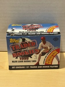 lot 278 image: 1999 Topps Traded Baseball Factory Set - Autograph Card is in the set