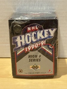 lot 279 image: 1990-91 Upper Deck Hockey High # Series Factory Sealed Set
