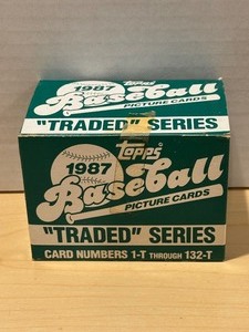 lot 281 image: 1987 Topps Traded Baseball Factory Sealed Set