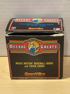 lot 282 image: 1986 Sportflics Decade Greats Factory Set