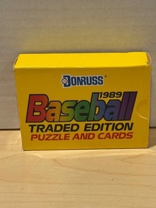 lot 283 image: 1989 Donruss Baseball Traded Edition Factory Sealed Set