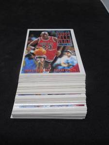 lot 111 image: (50) 1993 Topps Michael Jordan Basketball Card #101