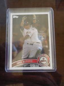 lot 128 image: 2020 Topps Jose Altuve Rookie Card Retrospective Logo Medallion Card #RCR-JA