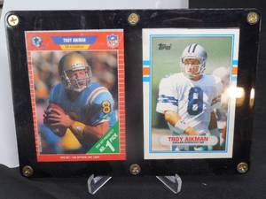 lot 146 image: Troy Aikman Rookie Card Lot of 2