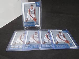 lot 150 image: (5) 201516 Hoops Karl Anthony Towns Rookie Cards #289