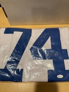 lot 312 image: PSA Dallas Cowboys HOF Bob Lilly Autograph NFL Jersey