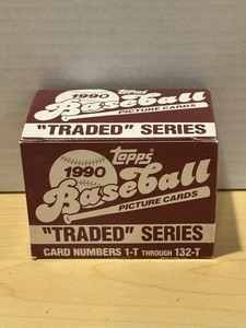 lot 317 image: 1990 Topps Traded Baseball Factory Set