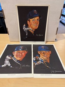lot 353 image: (3) 1963 Western Oil Minnesota Twins 8x10 RARE