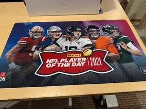 lot 356 image: 2021 Panini Player of the Day Trading Card Mat