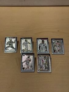 lot 360 image: (6) 2024 Topps Baseball Collectors Pins - Holiday, Merrill and More