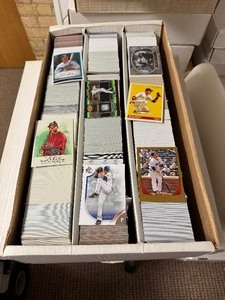 lot 367 image: 3 Row Monster Box of Baseball Cards - Loaded with Value
