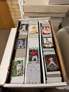 lot 368 image: 3 Row Monster Box of Baseball Cards - Loaded with Value
