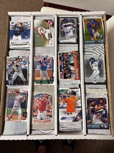 lot 384 image: 4 Row Monster Box of Baseball Cards - Loaded with Value