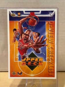 lot 389 image: 1994 Upper Deck Proview Michael Jordan 2 Piece Card LK