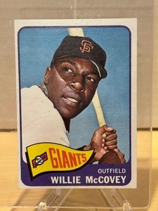 lot 395 image: 1965 Topps Willie McCovey #176