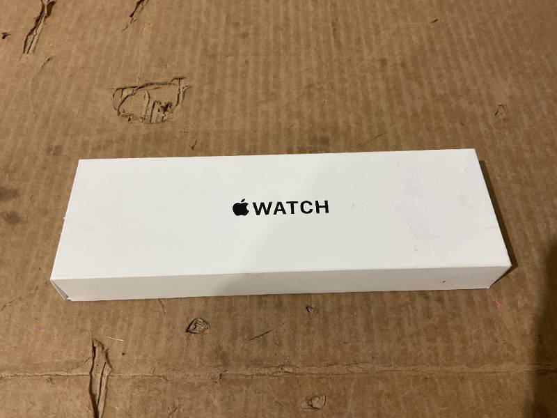 lot 327 image: Apple Watch SE (2nd Gen) GPS 40mm Smartwatch with Starlight Aluminum Case MXEF3LLA