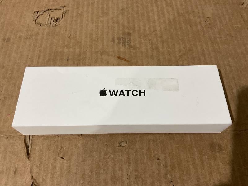 lot 329 image: Apple Watch SE (2nd Gen) GPS 40mm Smartwatch with Starlight Aluminum Case MXEF3LLA