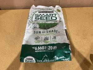 lot 115 image: Pennington Smart Seed Sun and Shade Grass Seed Mix, for Sun to Partial Shade, 20.0 lb