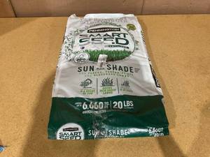 lot 117 image: Pennington Smart Seed Sun and Shade Grass Seed Mix, for Sun to Partial Shade, 20.0 lb