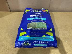 lot 118 image: Pennington Lawn Booster Grass Seed and Fertilizer Mix, for Sun to Partial Shade, 35 lb