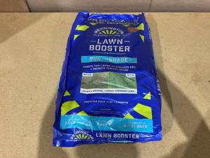 lot 120 image: Pennington Lawn Booster Grass Seed and Fertilizer Mix, for Sun to Partial Shade, 35 lb