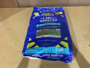 lot 123 image: Pennington Lawn Booster Grass Seed and Fertilizer Mix, for Sun to Partial Shade, 35 lb