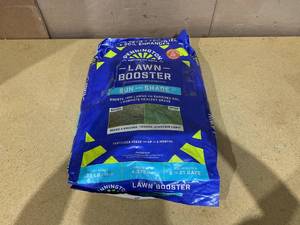 lot 126 image: Pennington Lawn Booster Grass Seed and Fertilizer Mix, for Sun to Partial Shade, 35 lb