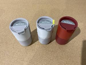 lot 252 image: LOT OF 3 Rise from Klean Kanteen - 16 oz. Stainless Steel Tumbler