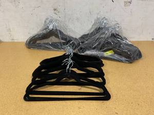 lot 377 image: LOT OF 99 Velvet Clothing Hangers