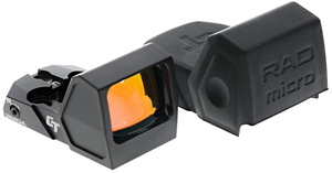 lot 43 image: Crimson Trace Red Dot RAD Micro Compact Open Reflex Pistol Sight with Integrated Co-Witness for Compact and Subcompact Handguns