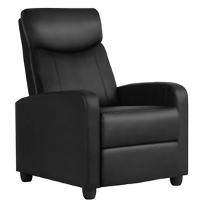 lot 72 image: COMHOMA Faux PU Leather Push-Back Recliners