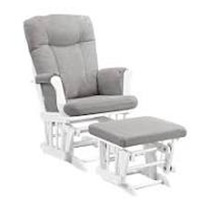 lot 74 image: Angel Line Monterey Glider & Ottoman