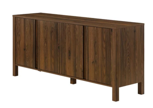 lot 86 image: Mainstays 4-Door TV Console for TVs up to 65